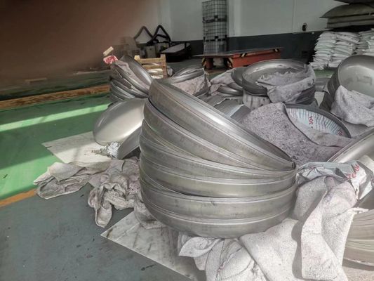 300 mm 2 mm Testa piatta a piatto per lo spruzzaggio di sabbia dei vascelli a pressione