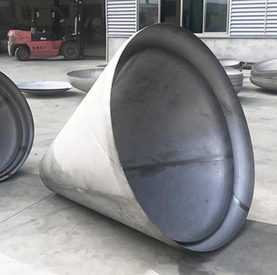 25 mm Testa di serbatoio conico copertura di tubo in acciaio a doppia fase Alta resistenza