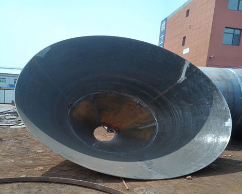 25 mm Testa di serbatoio conico copertura di tubo in acciaio a doppia fase Alta resistenza