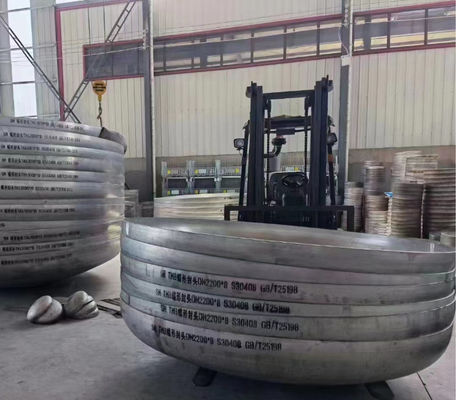 3MM 6000MM Testa di piatto in acciaio inossidabile PED Testa di serbatoio semi-elissoidale