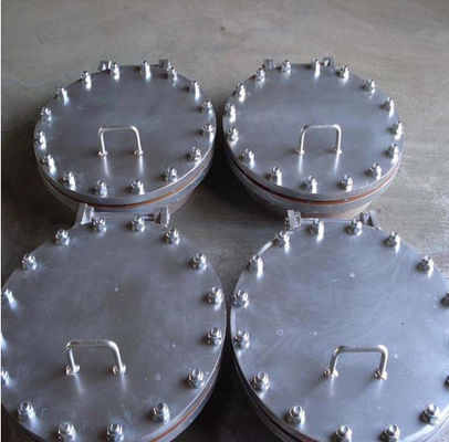 Acciaio al carbonio rotondo vascello a pressione personalizzato ASME VIII Div. 1 Flanco a pressione a filo con tappo saldato