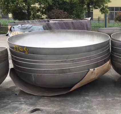 6 mm di spessore teste di serbatoio emisferiche con opzioni personalizzabili flange e piatti