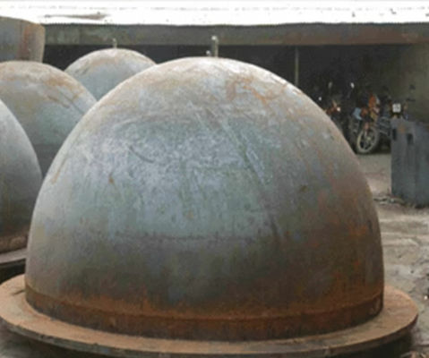 Vaso a pressione Disco emisferico Finale di ferro fuso Mezza sfera Pozzo di fuoco