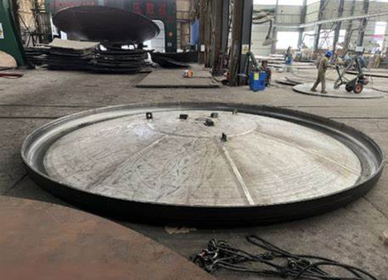 Industria Testa piatta a piatto Acciaio al carbonio Acciaio inossidabile Testa piatta a fondo
