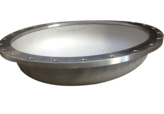Acciaio inossidabile Flanged Dish Head Conical Edge Con Flat Dish Shape
