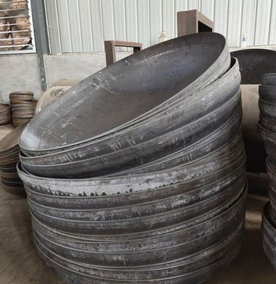 Vaso a pressione in ghisa, cupola, fine in acciaio al carbonio, testa a piatto sferica