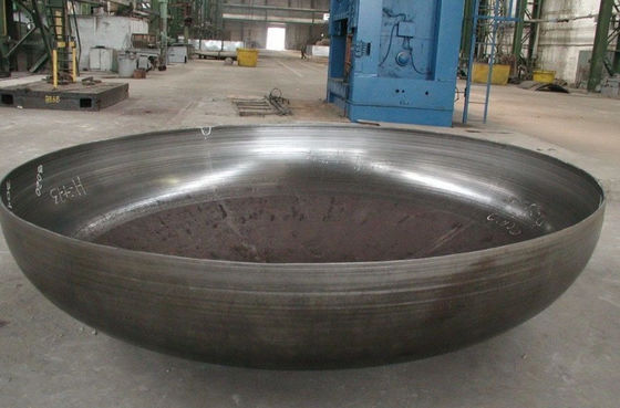 Testa a piatto ellissoidale in acciaio al carbonio di 200 mm di diametro per recipiente a pressione