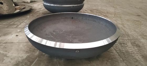 Testa di piatto in acciaio al carbonio ellittico personalizzabile per recipienti a pressione